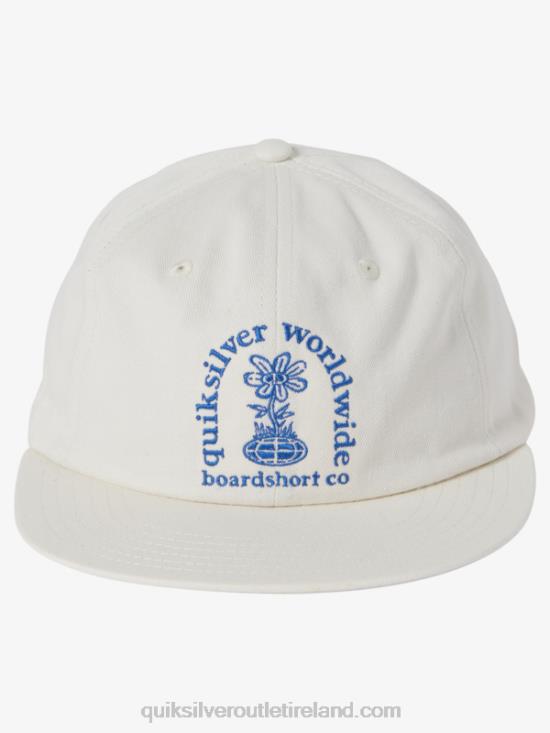 Men Quiksilver Fortune Snapback Hat N02TD549 white