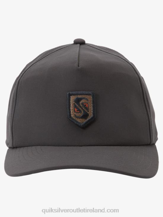 Men Quiksilver Honorable Baseball Hat N02TD658 tarmac