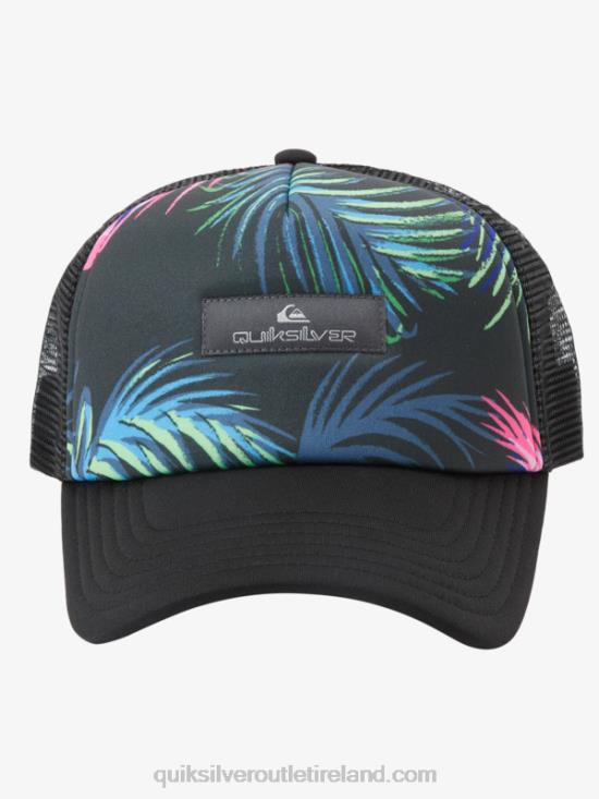 Men Quiksilver Magpie Coop Trucker Hat N02TD562 black