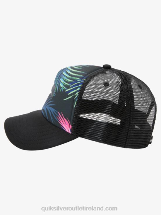 Men Quiksilver Magpie Coop Trucker Hat N02TD562 black