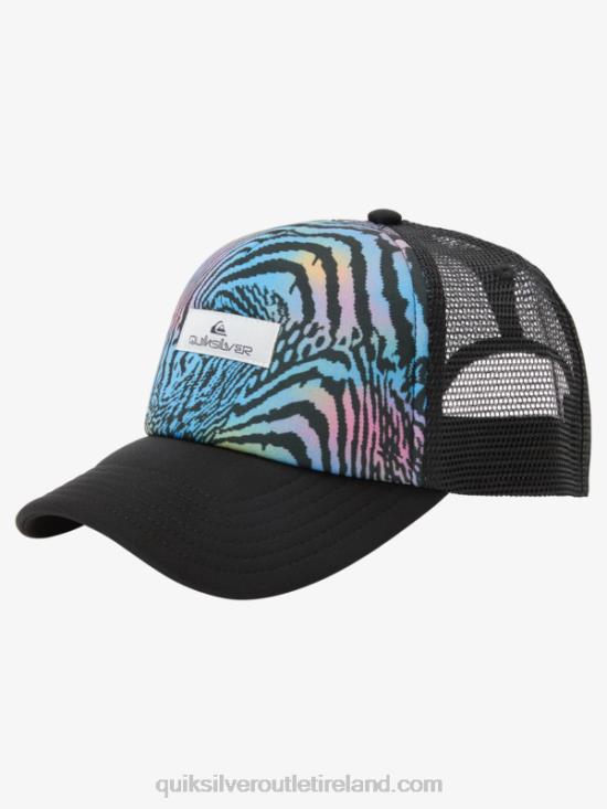 Men Quiksilver Magpie Coop Trucker Hat N02TD565 tarmac