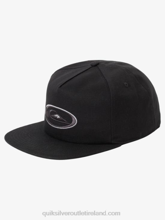 Men Quiksilver Mean Doggin Snapback Hat N02TD1695 black