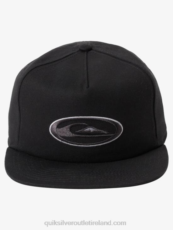 Men Quiksilver Mean Doggin Snapback Hat N02TD1695 black