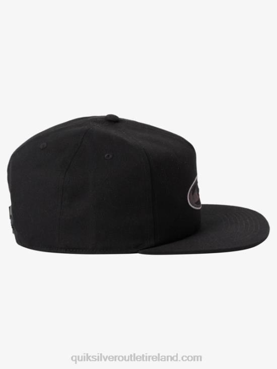 Men Quiksilver Mean Doggin Snapback Hat N02TD1695 black