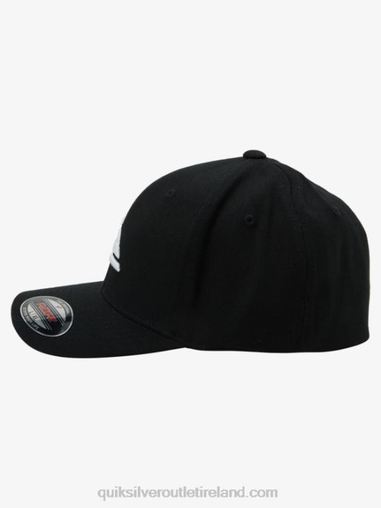 Men Quiksilver Mountain And Wave Flexfit Hat N02TD1435 black/white