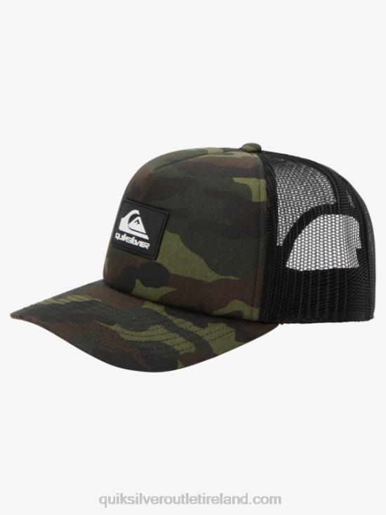 Men Quiksilver Omnipotent Snapback Hat N02TD487 woodland camo