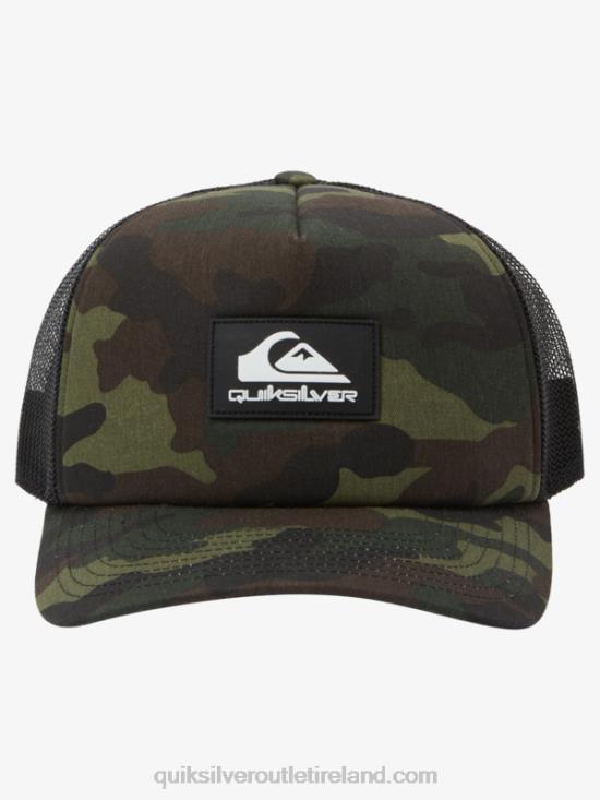 Men Quiksilver Omnipotent Snapback Hat N02TD487 woodland camo