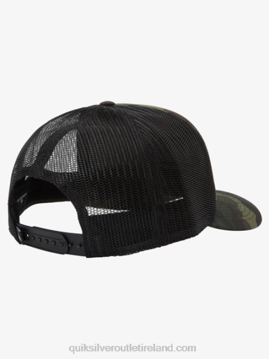 Men Quiksilver Omnipotent Snapback Hat N02TD487 woodland camo