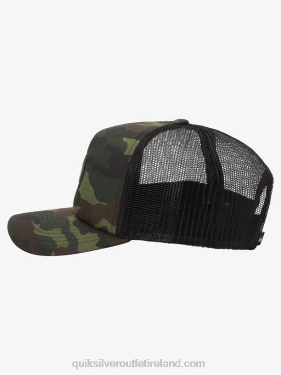 Men Quiksilver Omnipotent Snapback Hat N02TD487 woodland camo