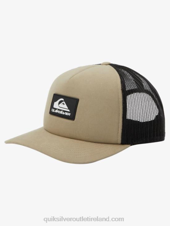 Men Quiksilver Omnipotent Snapback Hat N02TD488 olive gray