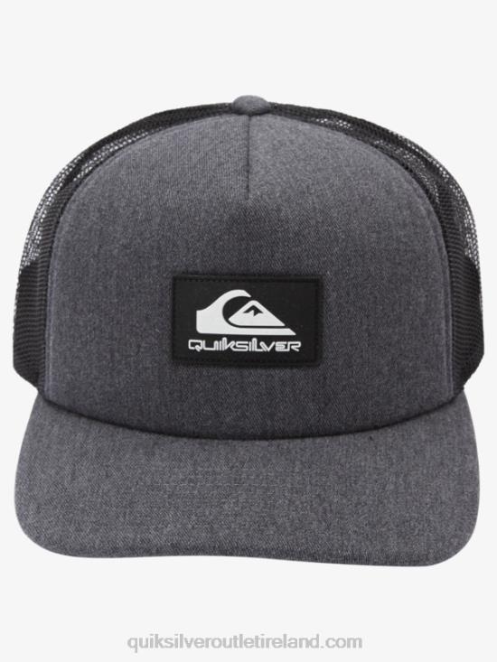 Men Quiksilver Omnipotent Snapback Hat N02TD489 charcoal heather