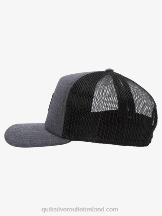 Men Quiksilver Omnipotent Snapback Hat N02TD489 charcoal heather