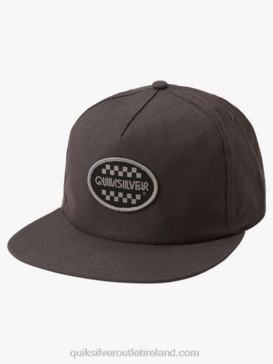 Men Quiksilver Patch Mate Snapback Hat N02TD1693 tarmac
