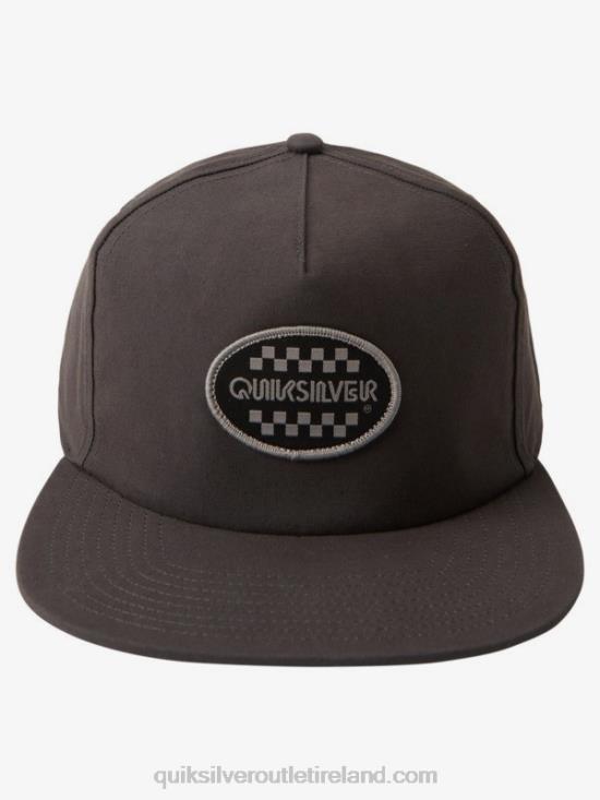 Men Quiksilver Patch Mate Snapback Hat N02TD1693 tarmac