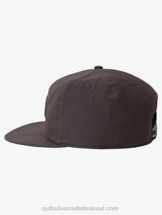 Men Quiksilver Patch Mate Snapback Hat N02TD1693 tarmac