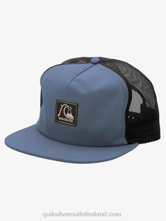 Men Quiksilver Plaid Out Snapback Hat N02TD757 bering sea