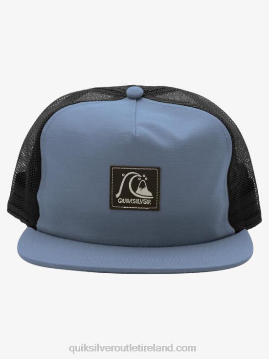 Men Quiksilver Plaid Out Snapback Hat N02TD757 bering sea