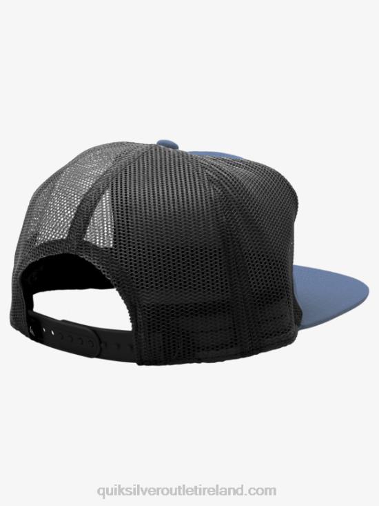 Men Quiksilver Plaid Out Snapback Hat N02TD757 bering sea