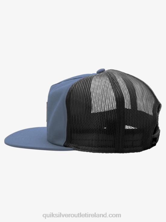 Men Quiksilver Plaid Out Snapback Hat N02TD757 bering sea