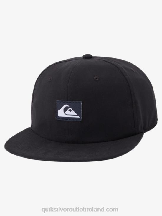 Men Quiksilver Silver Dollar Snapback Hat N02TD1665 black