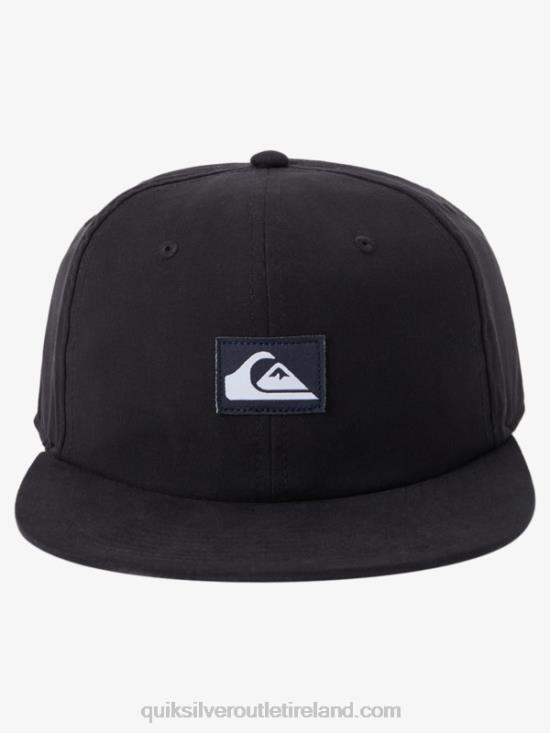 Men Quiksilver Silver Dollar Snapback Hat N02TD1665 black
