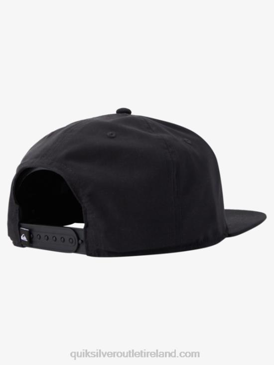 Men Quiksilver Silver Dollar Snapback Hat N02TD1665 black