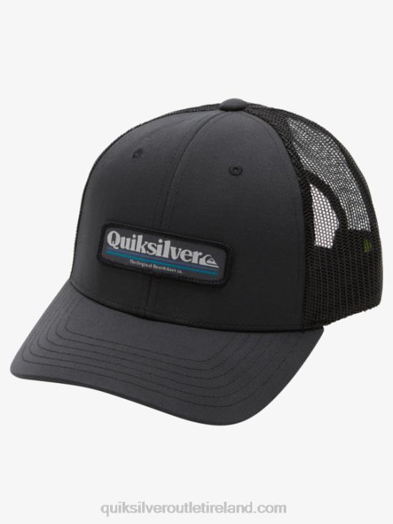 Men Quiksilver Stern Catch Trucker Hat N02TD965 black