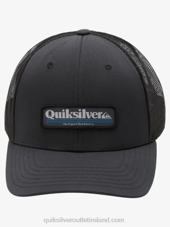 Men Quiksilver Stern Catch Trucker Hat N02TD965 black