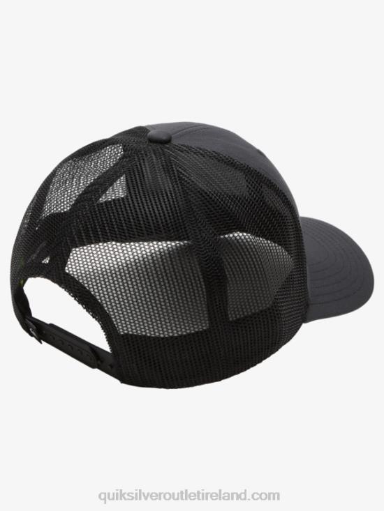 Men Quiksilver Stern Catch Trucker Hat N02TD965 black