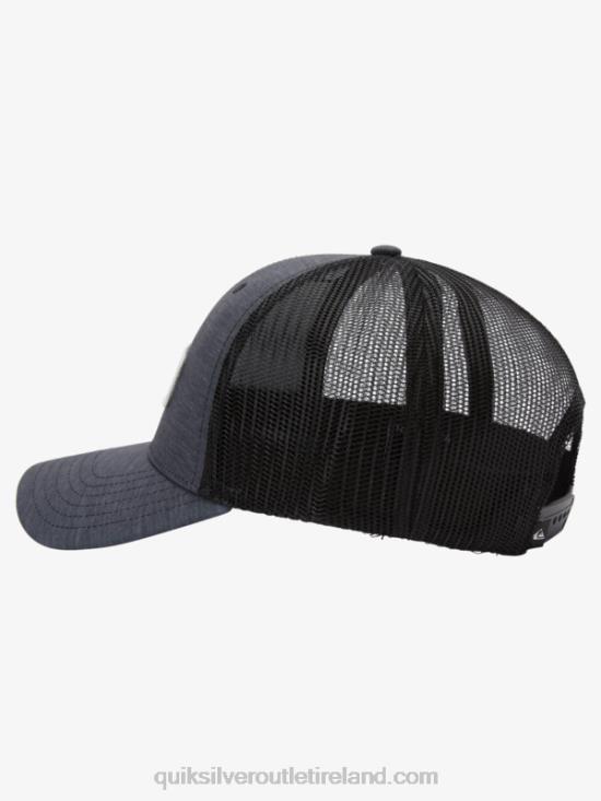 Men Quiksilver Stern Catch Trucker Hat N02TD965 black