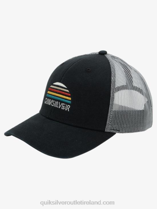 Men Quiksilver Stringer Trucker Hat N02TD1194 black