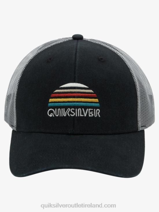 Men Quiksilver Stringer Trucker Hat N02TD1194 black
