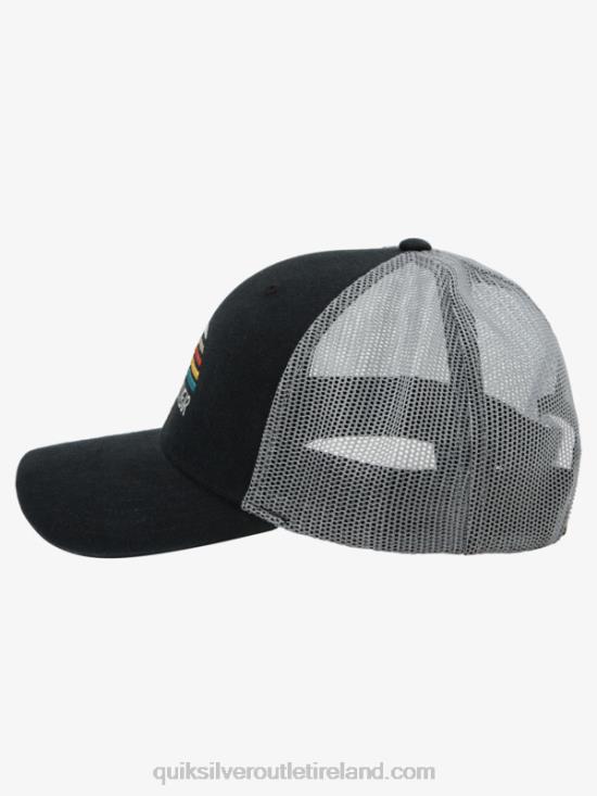 Men Quiksilver Stringer Trucker Hat N02TD1194 black