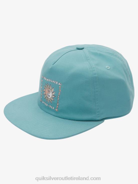Men Quiksilver Surfwash Snapback Hat N02TD987 brittany blue