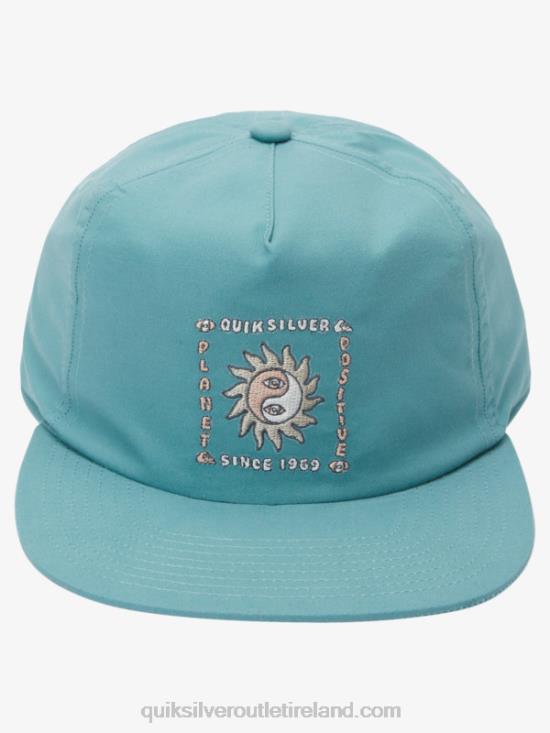 Men Quiksilver Surfwash Snapback Hat N02TD987 brittany blue