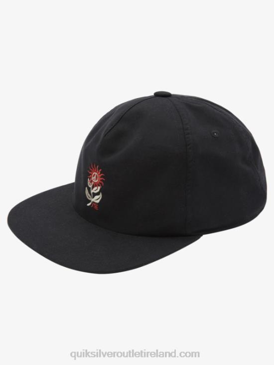 Men Quiksilver Surfwash Snapback Hat N02TD988 black