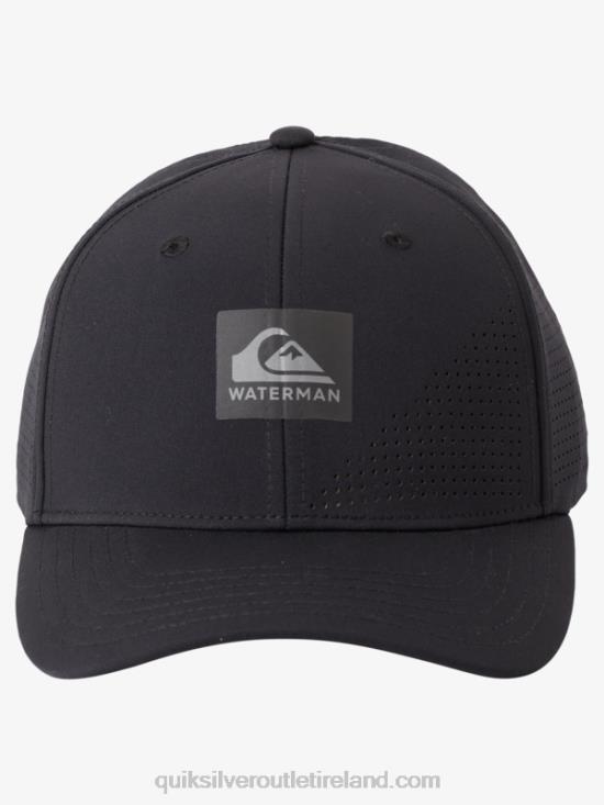 Men Quiksilver Waterman Perf Turf Snapback Hat N02TD1007 black