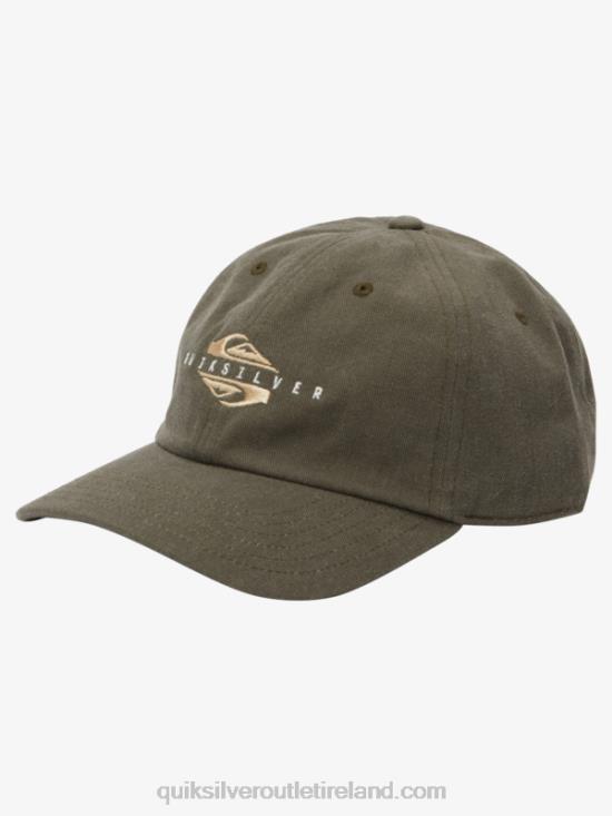 Men Quiksilver Waxed Off Baseball Hat N02TD566 chocolate chip