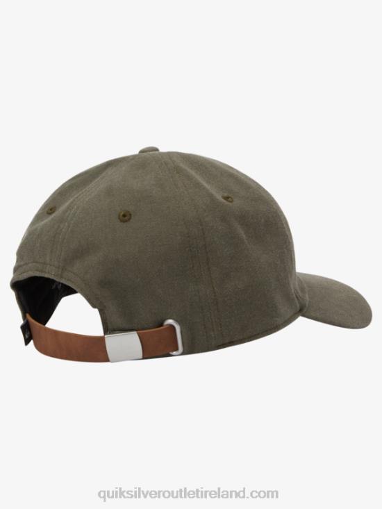 Men Quiksilver Waxed Off Baseball Hat N02TD566 chocolate chip