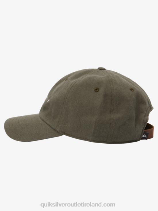 Men Quiksilver Waxed Off Baseball Hat N02TD566 chocolate chip