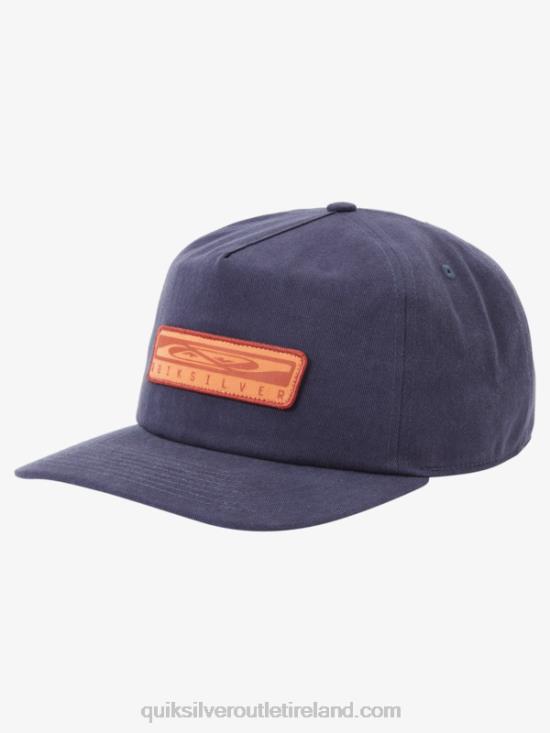 Men Quiksilver Wheeler Snapback Hat N02TD694 navy blazer