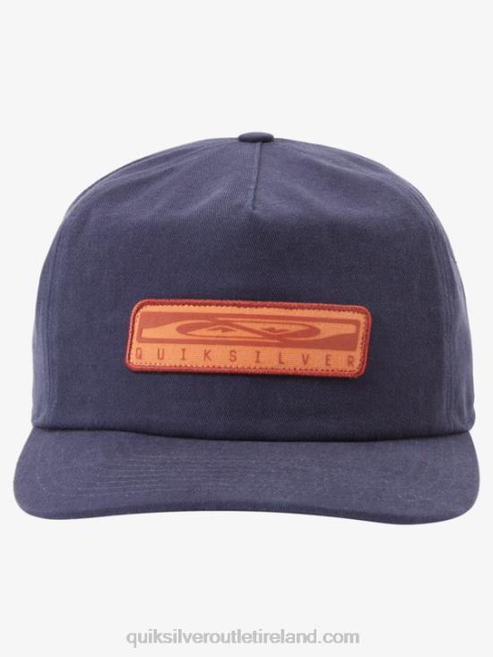 Men Quiksilver Wheeler Snapback Hat N02TD694 navy blazer