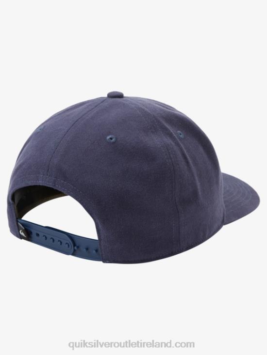 Men Quiksilver Wheeler Snapback Hat N02TD694 navy blazer