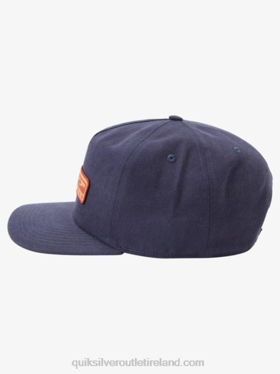 Men Quiksilver Wheeler Snapback Hat N02TD694 navy blazer
