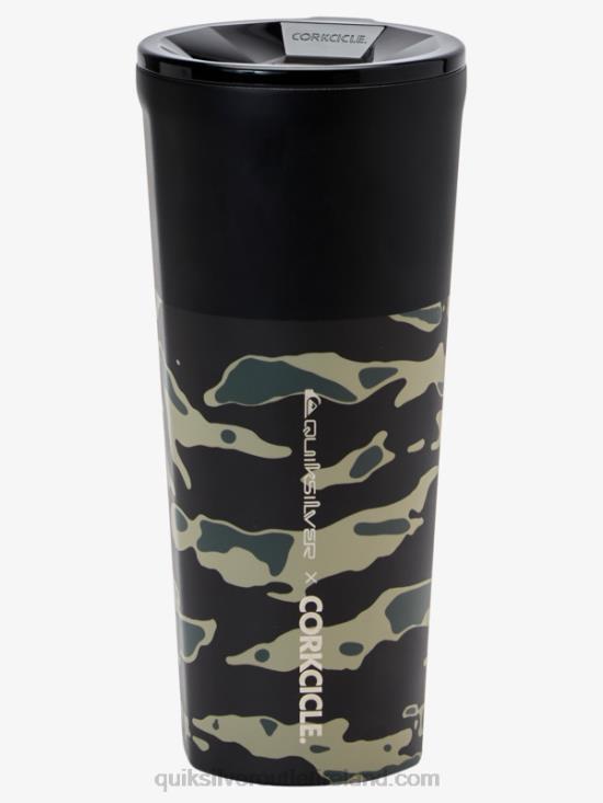 Men Quiksilver x Corkcicle Classic Tumbler N02TD1215 camo print crucial battle