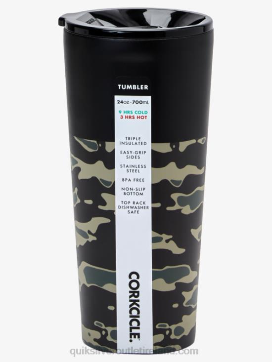 Men Quiksilver x Corkcicle Classic Tumbler N02TD1215 camo print crucial battle