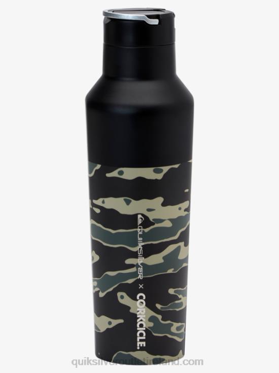 Men Quiksilver x Corkcicle Water Bottle N02TD1182 camo print crucial battle