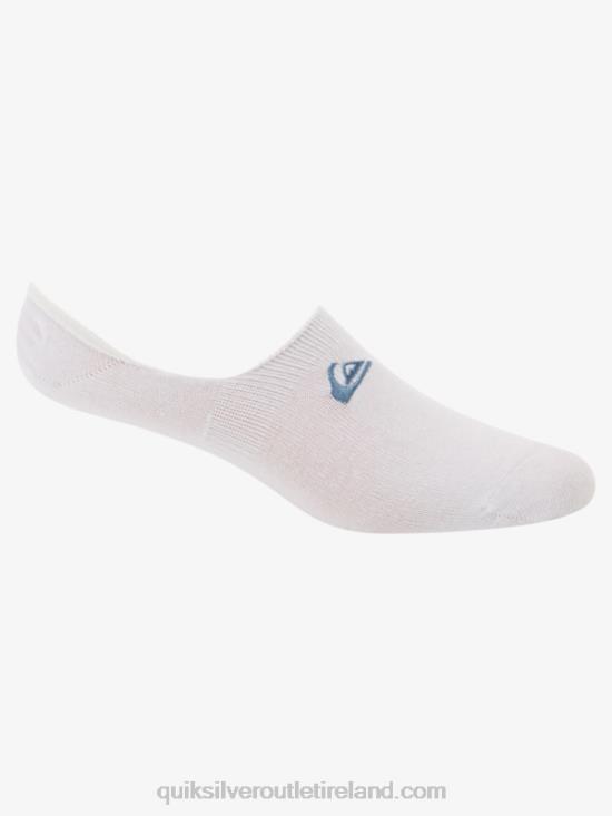 Men Quiksilver 3 Pack No Show Liner Socks N02TD778 blue light/navy blazer