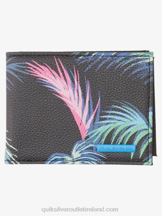 Men Quiksilver Freshness Tri-Fold Wallet N02TD726 tarmac