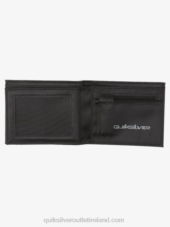 Men Quiksilver Freshness Tri-Fold Wallet N02TD726 tarmac
